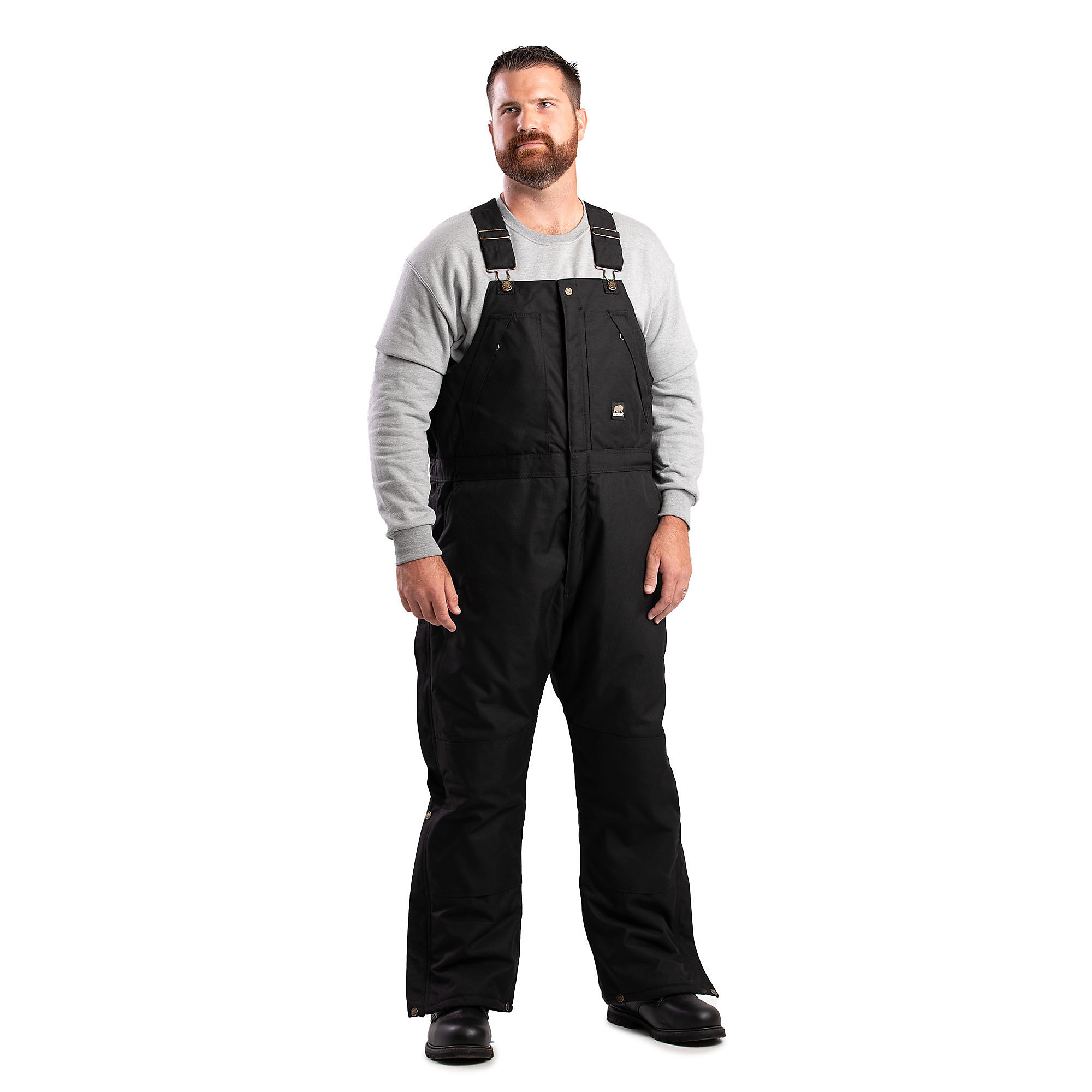 Berne Apparel ICECAP Ins Bib Ovrls Bk M